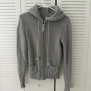 Vintage Old Navy chunky knit Women's Grey Sweatshirt size Small